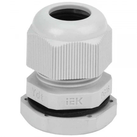 Сальник PG 16 диаметр проводника 9-13мм IP54 IEK YSA20-14-16-54-K41