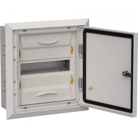 TITAN 5 Корпус металлический ЩРв-12 (1х12) 380х365х130мм IP31 серый IEK TI5-50-V-012-31-7035