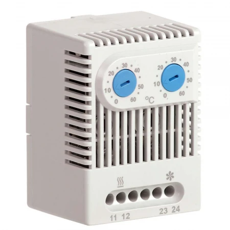 Термостат двухканальный УККт от 0 до +60°C NO+NO IEK YCE-DTNO-NO-60