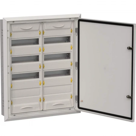 TITAN 5 Корпус металлический ЩРв-96 (2х48) 755х625х130мм IP31 серый IEK TI5-50-V-2X048-31-7035