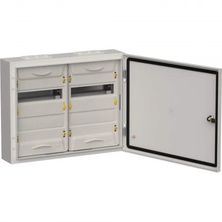 TITAN 5 Корпус металлический ЩРн-48 (2х24) 460х570х140мм IP54 серый IEK TI5-50-N-2X024-54-7035