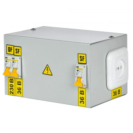 Ящик с понижающим трансформатором ЯТП-0,25 230/36-3 36 УХЛ4 IP30 IEK MTT13-036-0250