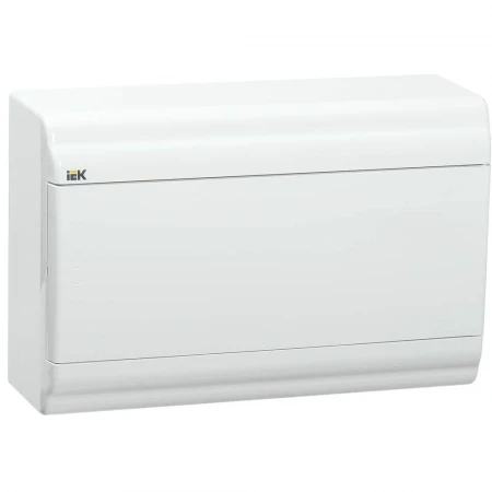 PRIME Корпус пластиковый ЩРН-П-12 модулей навесной белый/белая дверь IP41 IEK MKP82-N-12-WD-41-10