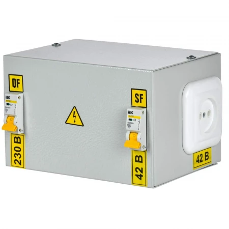 Ящик с понижающим трансформатором ЯТП-0,25 230/42-2 36 УХЛ4 IP30 IEK MTT12-042-0250