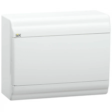 PRIME Корпус пластиковый ЩРН-П-9 модулей навесной белый/белая дверь IP41 IEK MKP82-N-09-WD-41-20