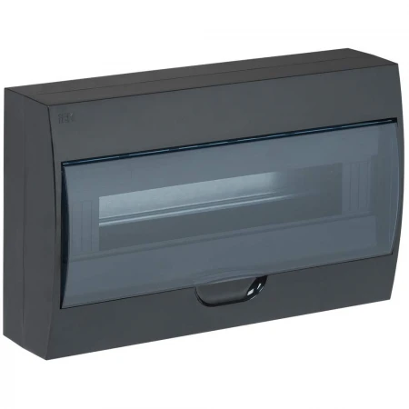 KREPTA 3 Корпус пластиковый ЩРН-П-18 IP41 черный IEK MKP12-N-18-41-K02