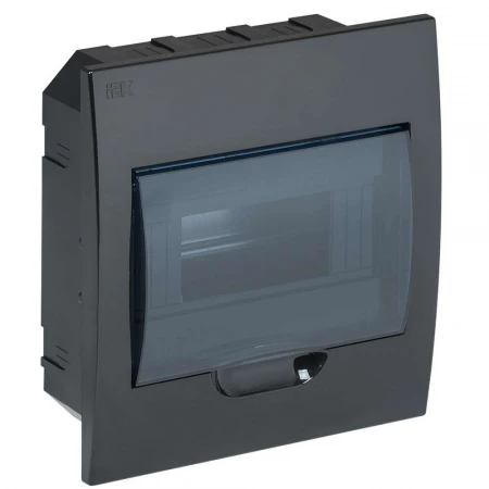 KREPTA 3 Корпус пластиковый ЩРВ-П-8 IP41 черный IEK MKP12-V-08-41-K02