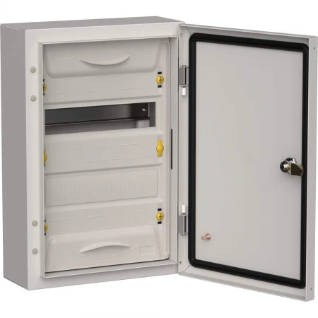 TITAN 5 Корпус металлический ЩРн-24 (1х24) 460х310х140мм IP54 серый IEK TI5-50-N-024-54-7035