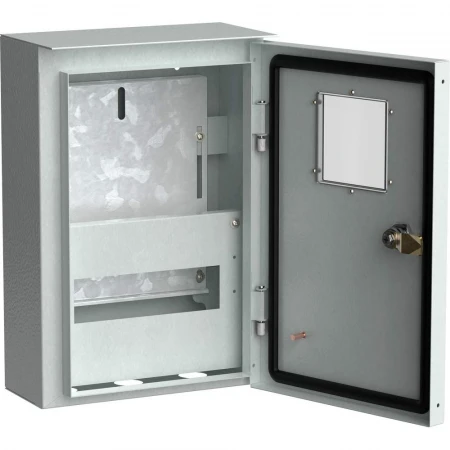 TITAN Корпус металлический коттеджный ЩУРн-1/9 (370х250х135мм) У1 IP54 IEK MKM24-N-009-54-ZO