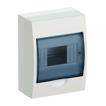 Бокс ЩРН-П-6 модулей навесн.пластик IP41 IEK MKP12-N-06-40-20-U