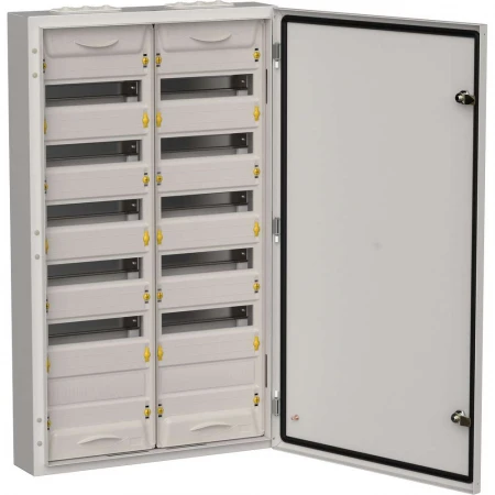 TITAN 5 Корпус металлический ЩРн-144 (2х72) 960х570х140мм IP54 серый IEK TI5-50-N-2X072-54-7035