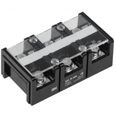 Блок зажимов наборный БЗН ТС-1003 35мм2 100A 3 пары IEK YZN42-03-035-K02