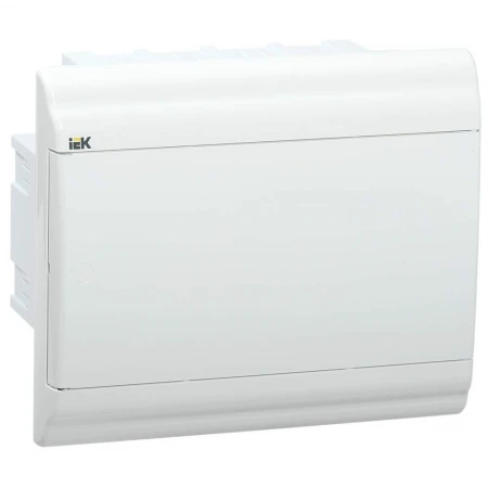 PRIME Корпус пластиковый ЩРВ-П-9 модулей встраиваемый белый/белая дверь IP41 IEK MKP82-V-09-WD-41-20