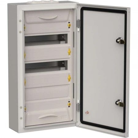 TITAN 5 Корпус металлический ЩРн-36 (1х36) 585х310х140мм IP54 серый IEK TI5-50-N-036-54-7035