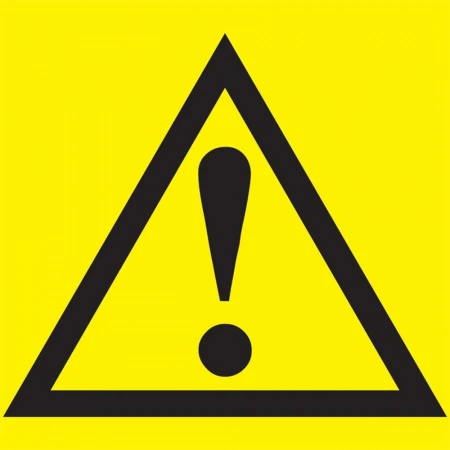 Самоклеящаяся этикетка 150х150мм "Внимание опасность" IEK YPC20-VNOPS-2-010