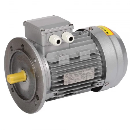 Электродвигатель асинхронный трехфазный АИР 63B4 380В 0,37кВт 1500об/мин 3081 DRIVE IEK DRV063-B4-000-4-1530