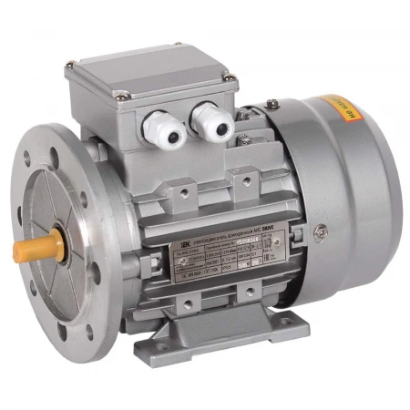Электродвигатель асинхронный трехфазный АИС 56А2 380В 0,09кВт 3000об/мин 2081 DRIVE IEK AIS056-A2-000-1-3020