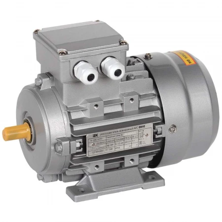 Электродвигатель асинхронный трехфазный АИС 63A2 380В 0,18кВт 3000об/мин 1081 DRIVE IEK AIS063-A2-000-2-3010