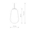 Плафон Nowodvorski Cameleon Pear M 8533 Плафон Nowodvorski Cameleon Pear M 8533