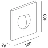 Плафон для встраиваемого светильника Deko-Light Light Base 930423