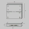 Беспроводная панель управления Maytoni Technical Smart home DRC034-8-W Беспроводная панель управления Maytoni Technical Smart home DRC034-8-W