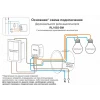 Wi-Fi реле-выключатель двухканальное Denkirs 2x1150Вт/150Вт для LED RL1002-SM/1