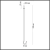 Крюк Odeon Light Hightech 4391/40K Крюк Odeon Light Hightech 4391/40K