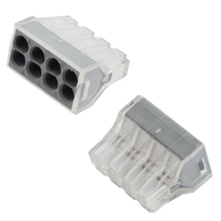 GTER6-08 General клемма строительно-монтажная, СМК, 8-проводная, 0.75-2.5 мм2, 50/2500