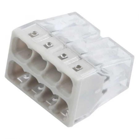 GTER6-08-P клемма строительно-монтажная General, СМК, 8-проводная, 0.5-2.5 мм2, с пастой, 50/2500