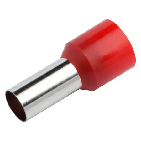 Наконечник-гильза General НГИ1 GNGI-E-1,5-8-50 Темно-красный, 50 штук