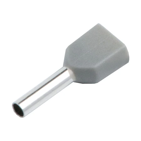 Наконечник-гильза General НГИ2 GNGI-E2-2x4-12-50 Серый, 50 штук