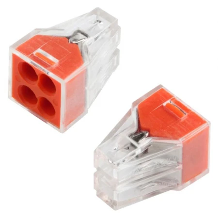 GTER6-04 клемма строительно-монтажная General, СМК, 4-проводная, 0.75-2.5 мм2, 100/5000