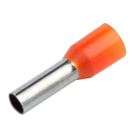 Наконечник-гильза General НГИ1 GNGI-E-0,5-8 Оранжевый, 100 штук