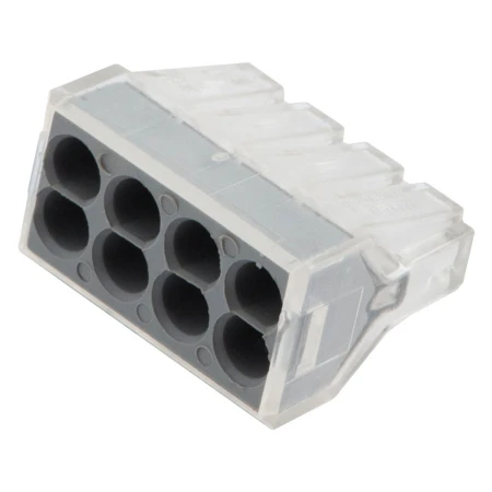 General GTER6-08-75-P клемма строительно-монтажная, СМК, 8-проводная, 0.75-2.5 мм2, с пастой, 50/2500