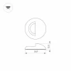 Накладка Arlight ART-Deck-Cap-Lid-R50 035757 Накладка Arlight ART-Deck-Cap-Lid-R50 035757