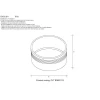 Декоративное кольцо Crystal Lux CLT Ring 013 GO