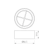 Решетка антибликовая Arlight LGD-Antiglare-Grille-R85 046755