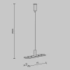 Тросовый подвес Maytoni Technical Accessories for tracks Basity TRA172SW-R-1B Тросовый подвес Maytoni Technical Accessories for tracks Basity TRA172SW-R-1B