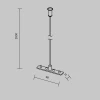 Тросовый подвес Maytoni Technical Accessories for tracks Exility TRAM034SW-2S