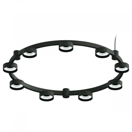 Корпус подвесной люстры Ambrella light DIY Spot Techno Ring SBK черный песок C9242