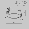 Крепление Maytoni Technical Pendant PA001-RS-W Крепление Maytoni Technical Pendant PA001-RS-W