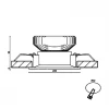 Корпус встраиваемого светильника SWG Combo-43-WH 004184 Корпус встраиваемого светильника SWG Combo-43-WH 004184