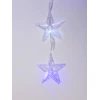Светодиодная гирлянда Uniel занавес 220V белый ULD-E5505-196/DTK WHITE-BLUE IP20 STARS-1 UL-00001410