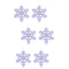Светодиодная гирлянда Uniel занавес Снежинки-1 220V синий ULD-E1503-072/DTA Blue IP20 Snowflakes-3 UL-00007336