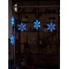 Светодиодная гирлянда Uniel занавес Снежинки-1 220V синий ULD-E1503-072/DTA Blue IP20 Snowflakes-3 UL-00007336