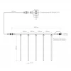 Уличная светодиодная гирлянда Ardecoled тающие сосульки 230V синий ARD-Icefall-Classic-D12-500-5Pcs-Clear-72Led-Live Blue 026047 Уличная светодиодная гирлянда Ardecoled тающие сосульки 230V синий ARD-Icefall-Classic-D12-500-5Pcs-Clear-72Led-Live Blue 026047