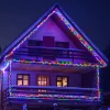 Гирлянда Eurosvet нить 10м IP65 400-101 мульти с мерцанием Гирлянда Eurosvet нить 10м IP65 400-101 мульти с мерцанием