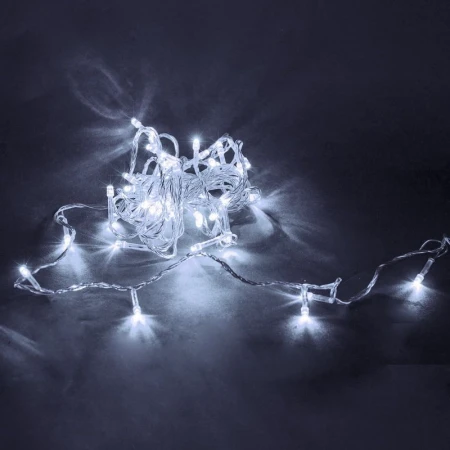 Cветодиодная гирлянда Sneha нить 230V белый статичный A-019 LED WT
