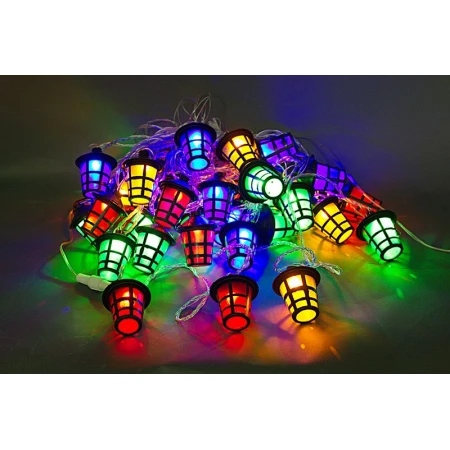 Cветодиодная гирлянда Sneha Фонарик 230V разноцветный статичный A-209A