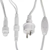 Cветодиодная гирлянда Sneha бахрома 230V белый мерцающий A-057B WT FLASH